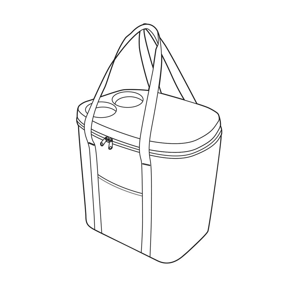 reisenthel - coolerbag XL - twist silver