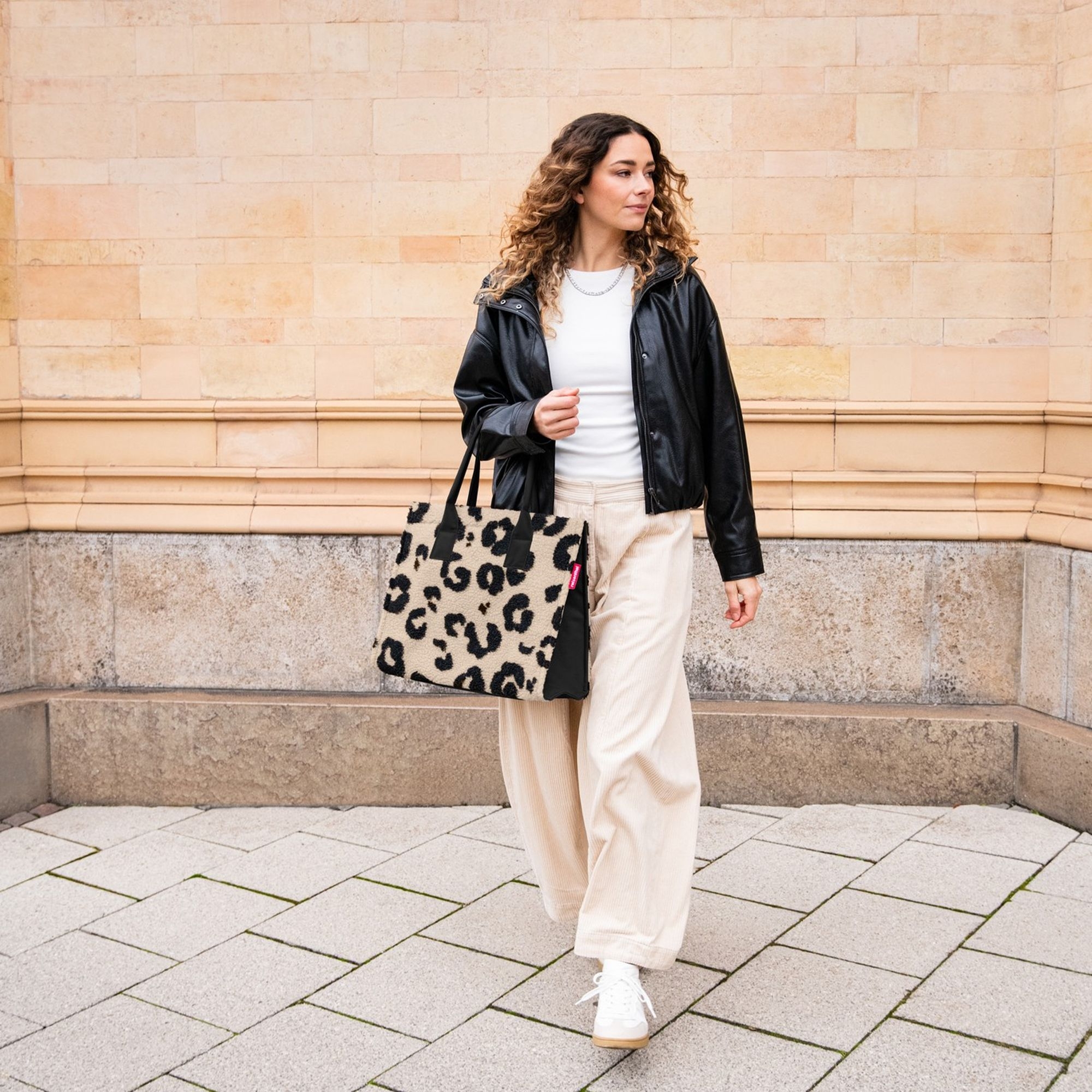 reisenthel - daily shopper - teddy leo cream