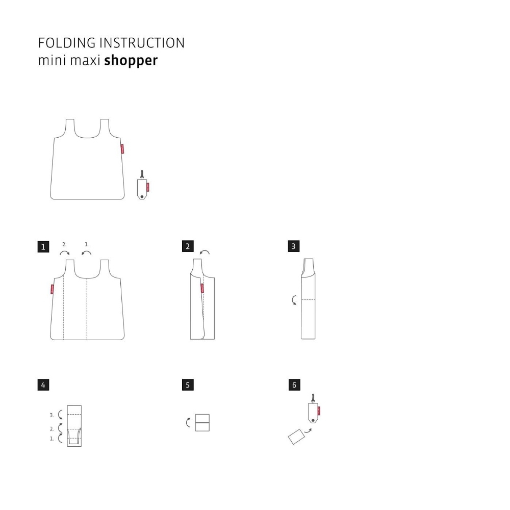 reisenthel - mini maxi shopper - red reisenthel - mini maxi shopper - red