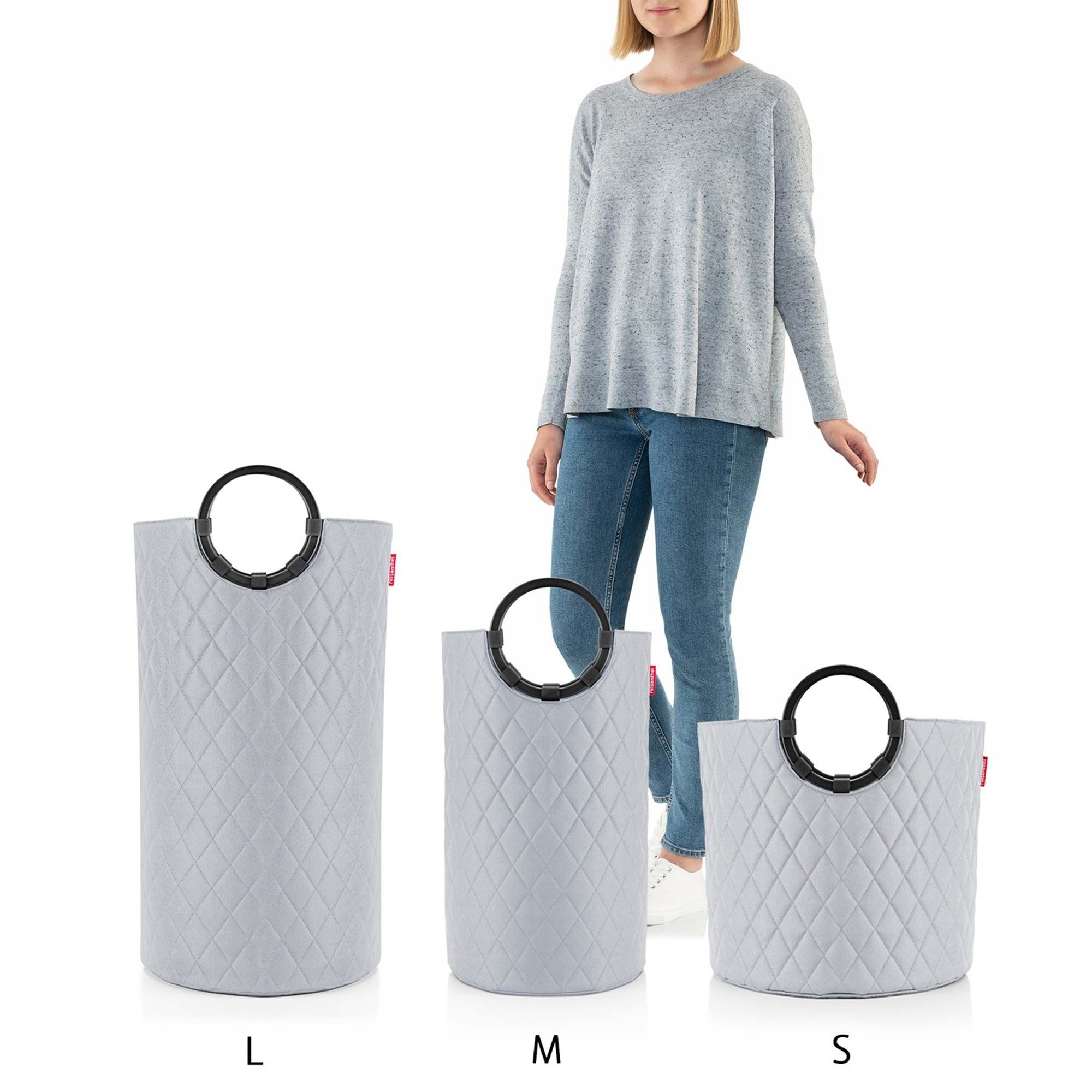 reisenthel - loophome S - frame rhombus light grey