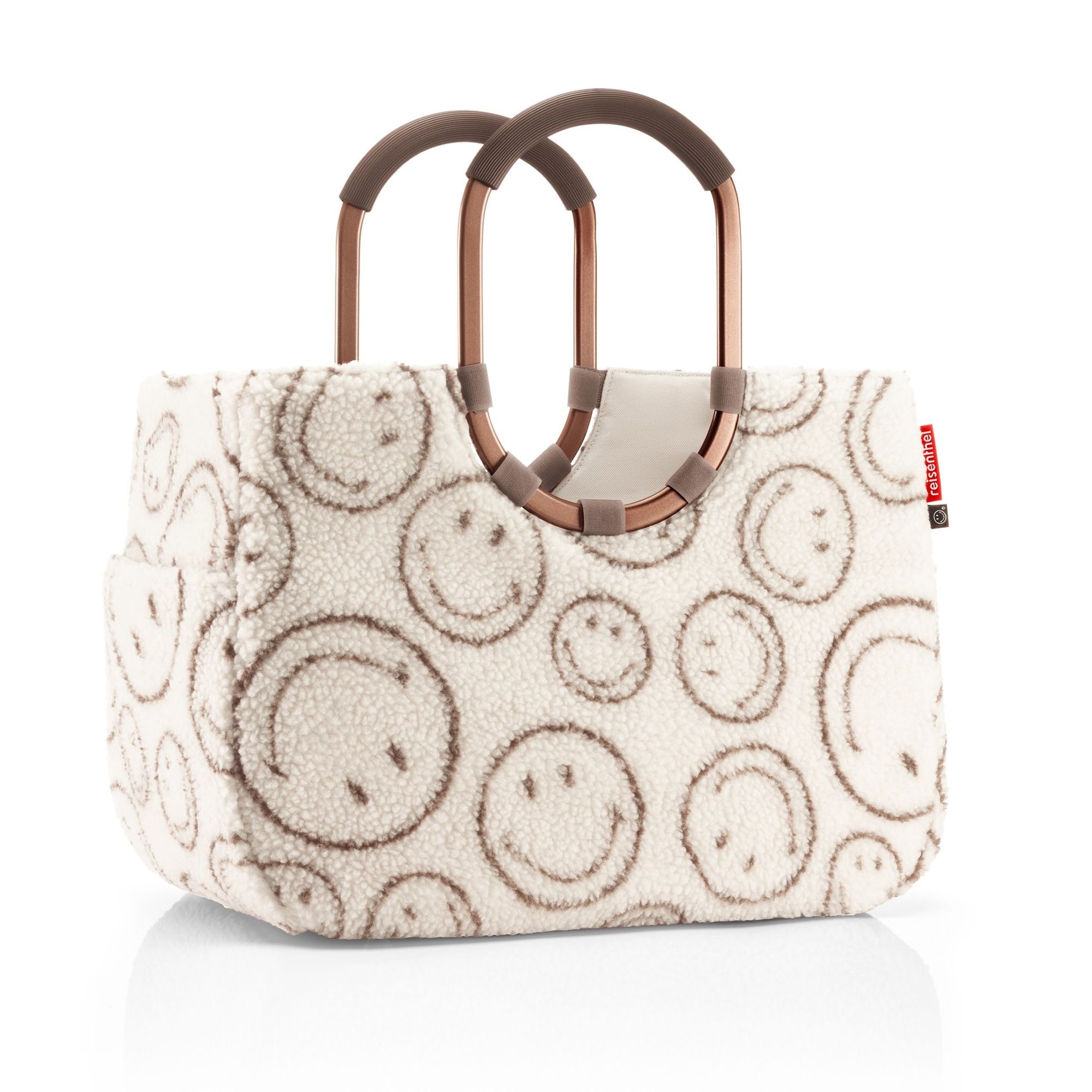 reisenthel - loopshopper L - smiley ® teddy chocolate