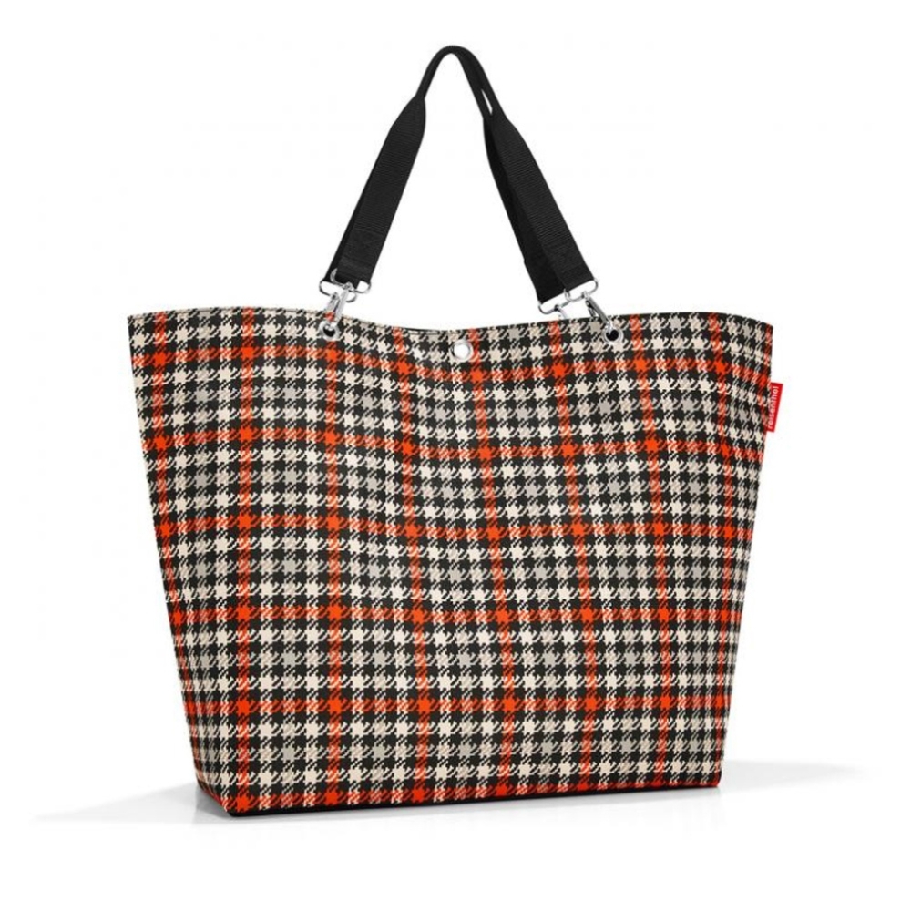 reisenthel - shopper XL - glencheck red