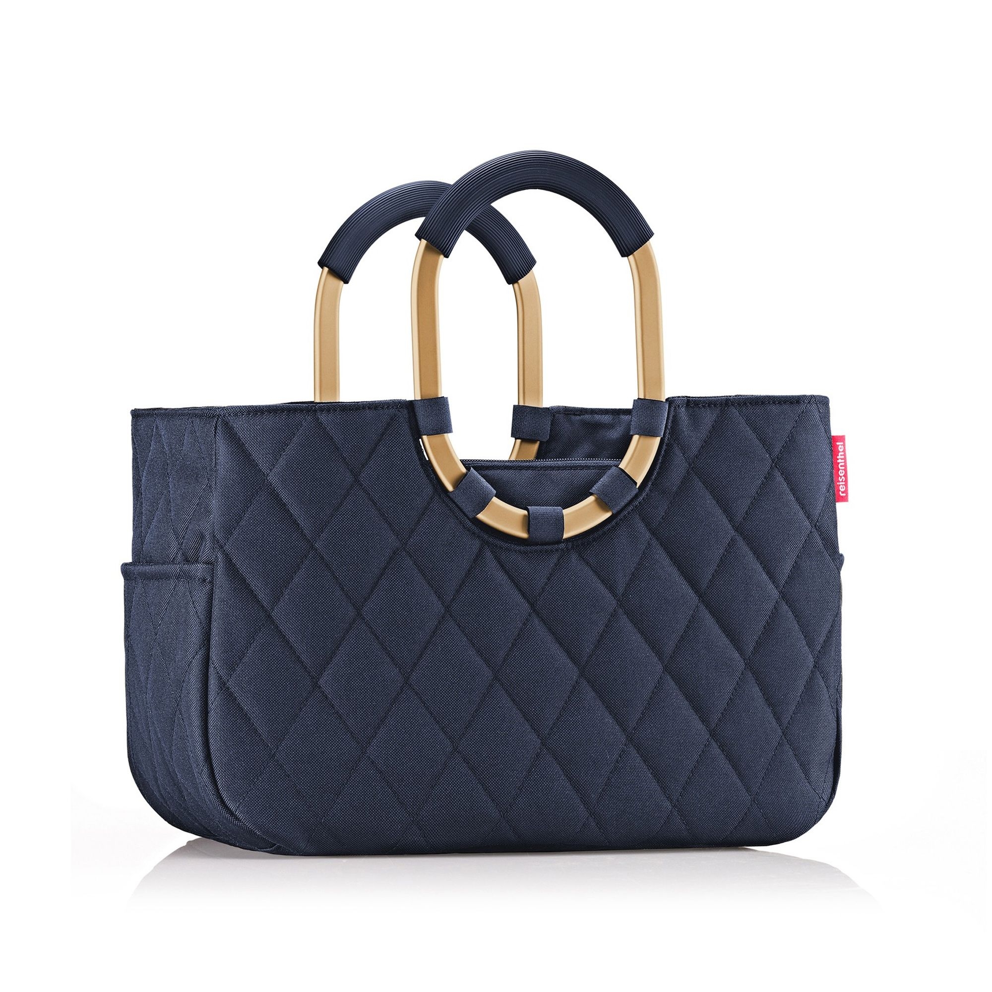 reisenthel - loopshopper M - rhombus midnight gold