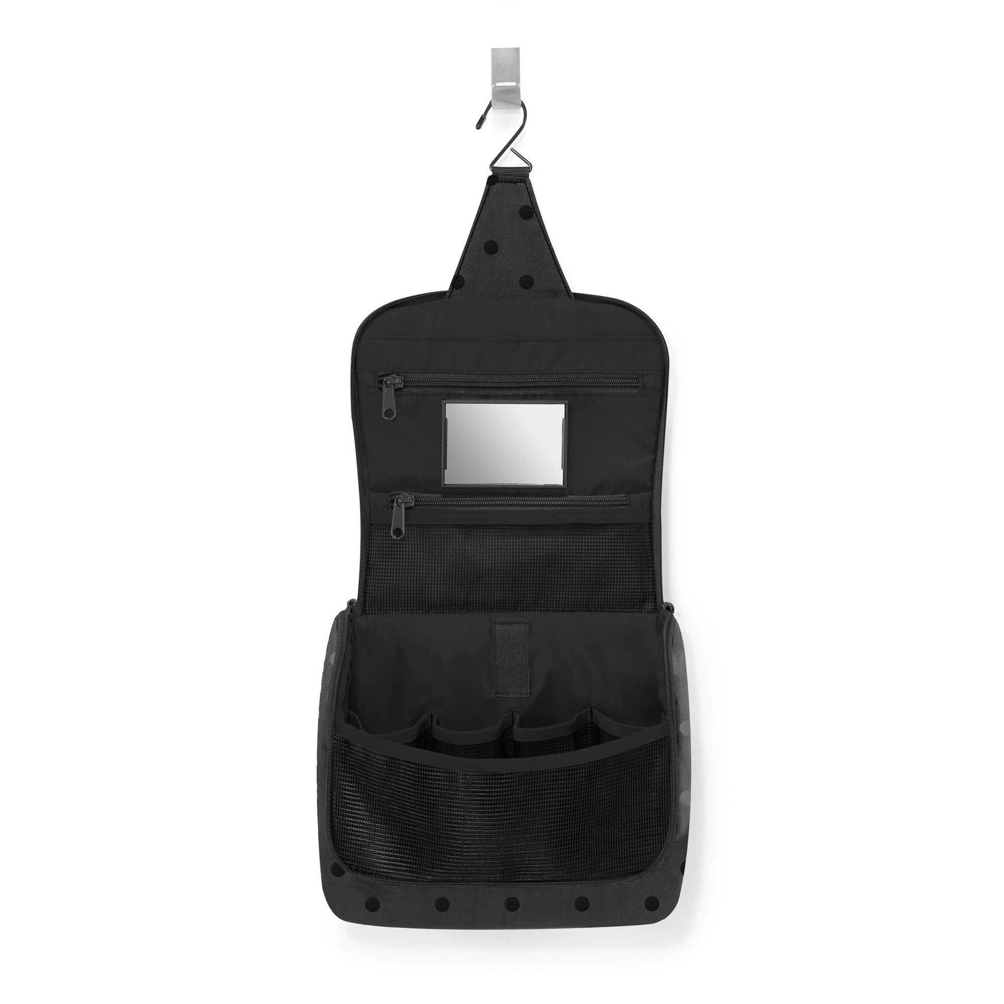 reisenthel - toiletbag - glossy dots black