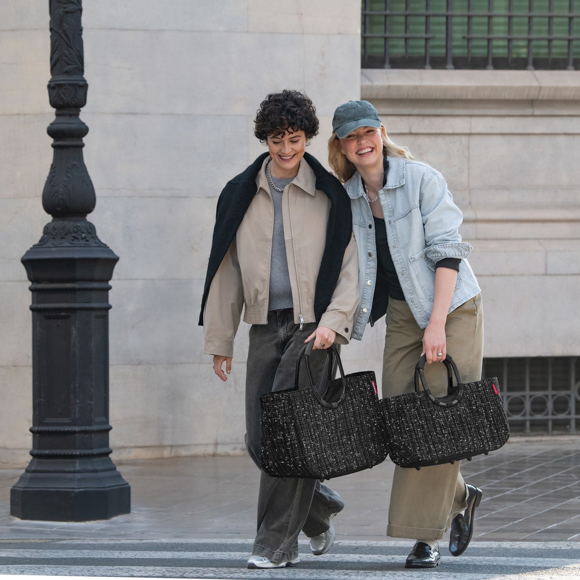 reisenthel - loopshopper L - bouclé black