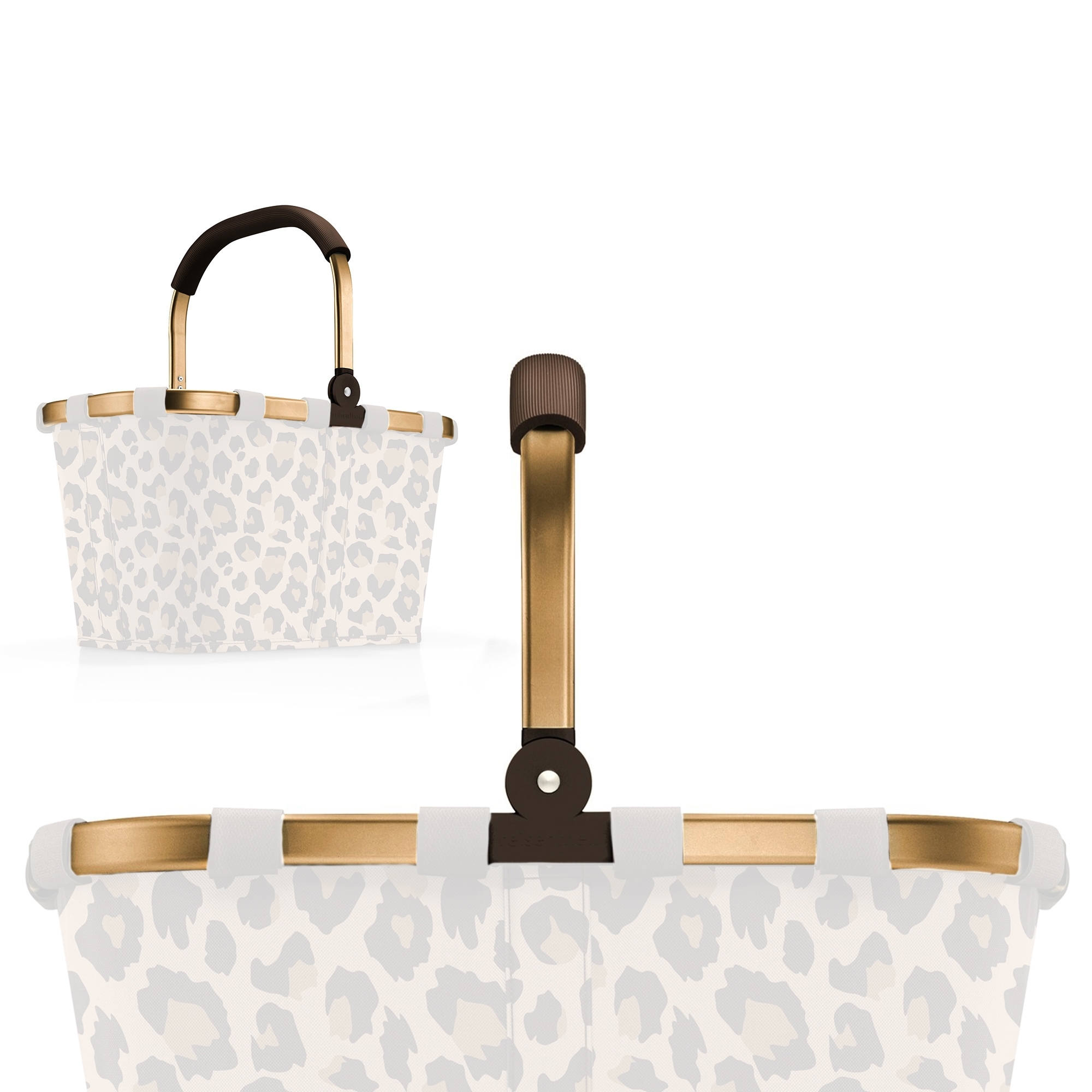 reisenthel - carrybag Ersatzrahmen mit Griff - frame gold | brown