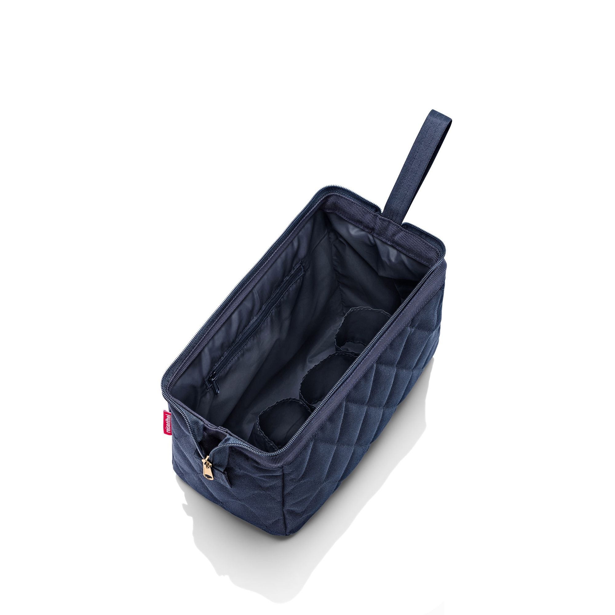 reisenthel - travelcosmetic - rhombus midnight gold
