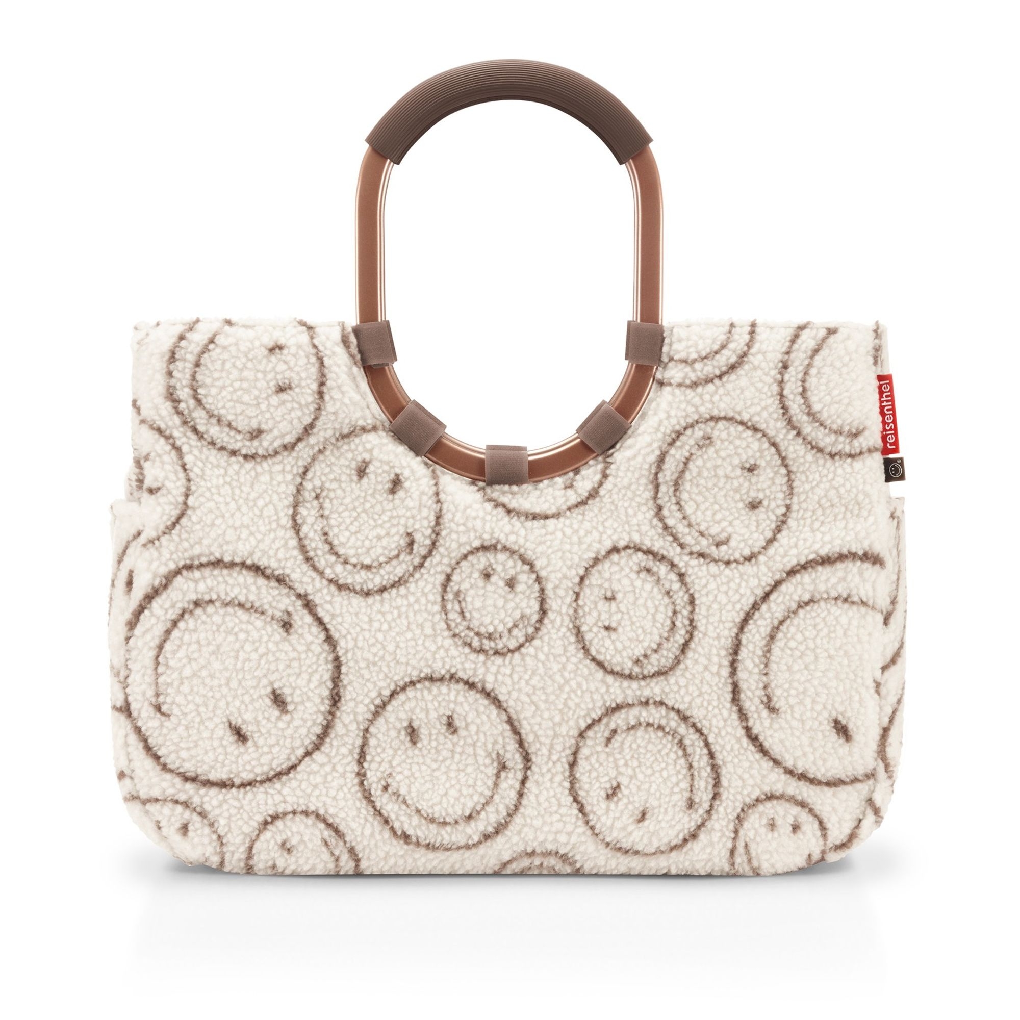 reisenthel - loopshopper L - smiley ® teddy chocolate