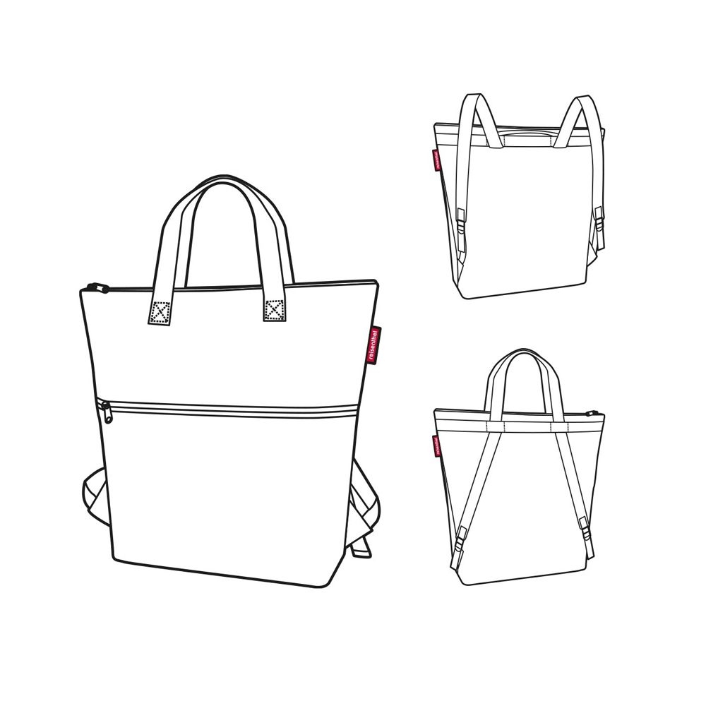 reisenthel - cooler-backpack - twist silver
