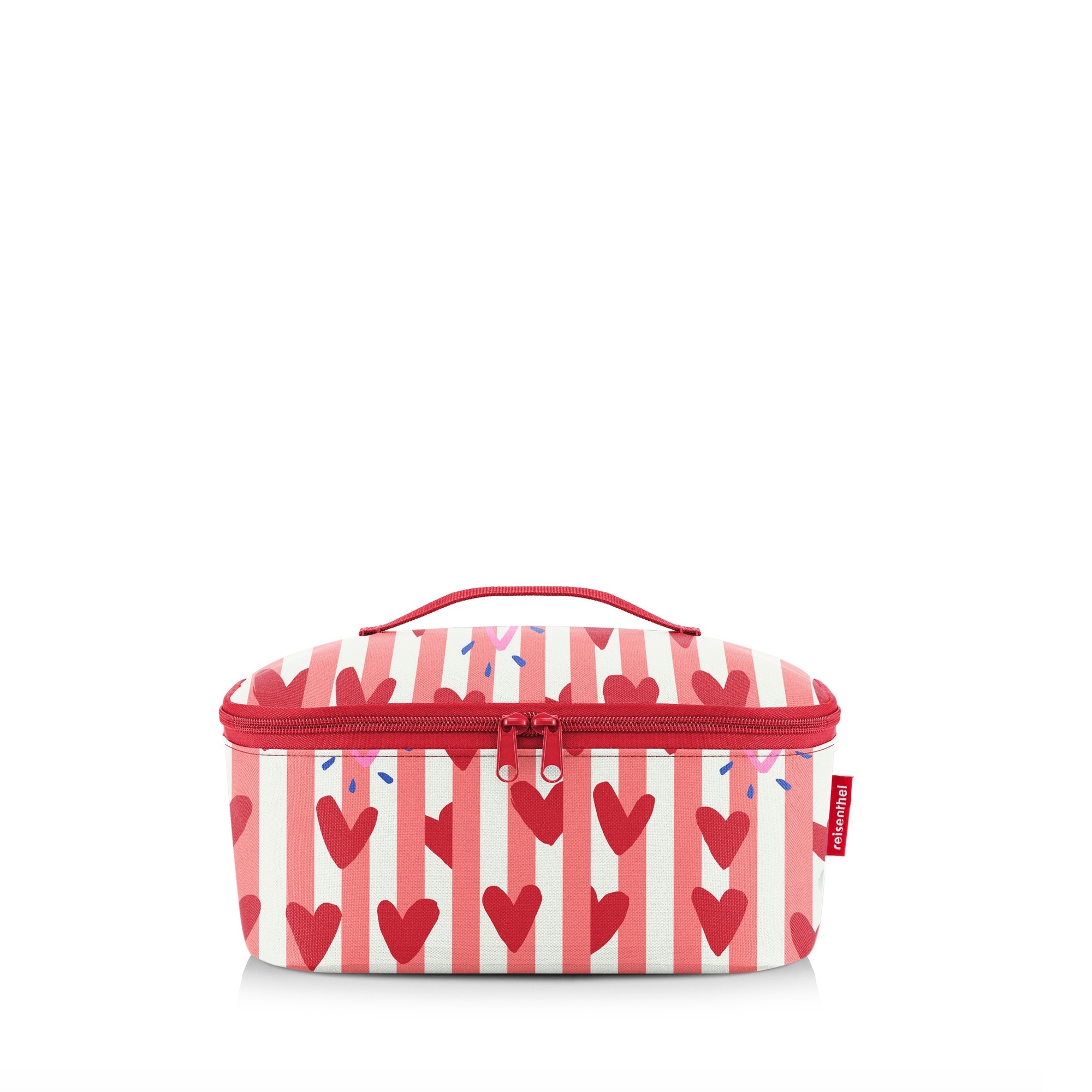 reisenthel - coolerbag M pocket - hearts & strips