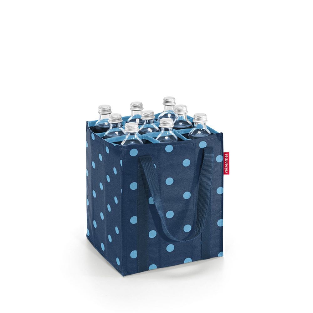 reisenthel - bottlebag - mixed dots blue