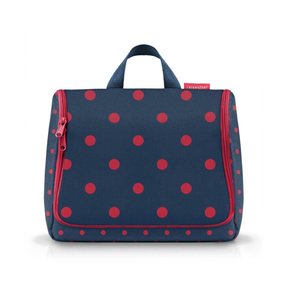 reisenthel - toiletbag XL - mixed dots red