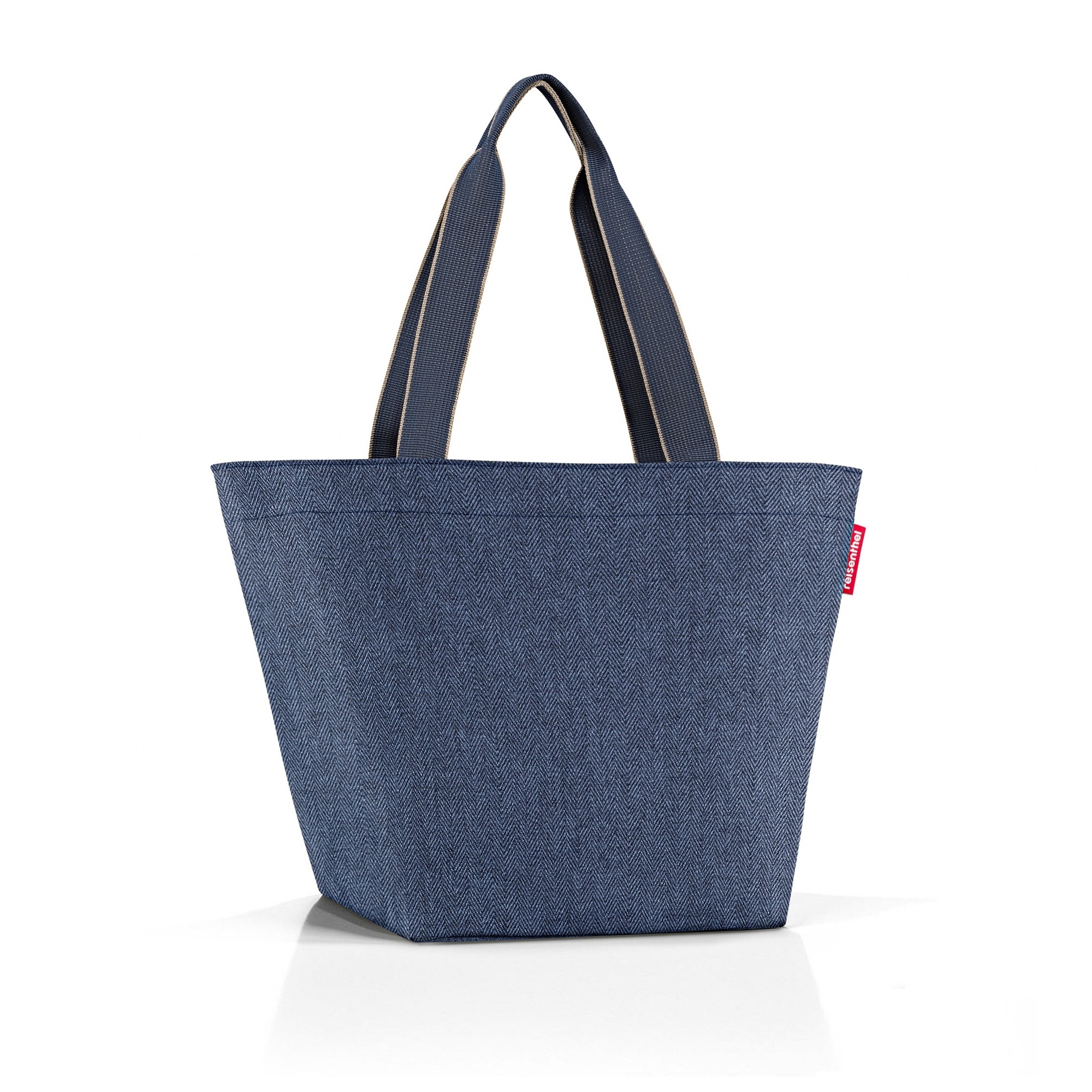 reisenthel - shopper M - herringbone dark blue reisenthel - shopper M - herringbone dark blue