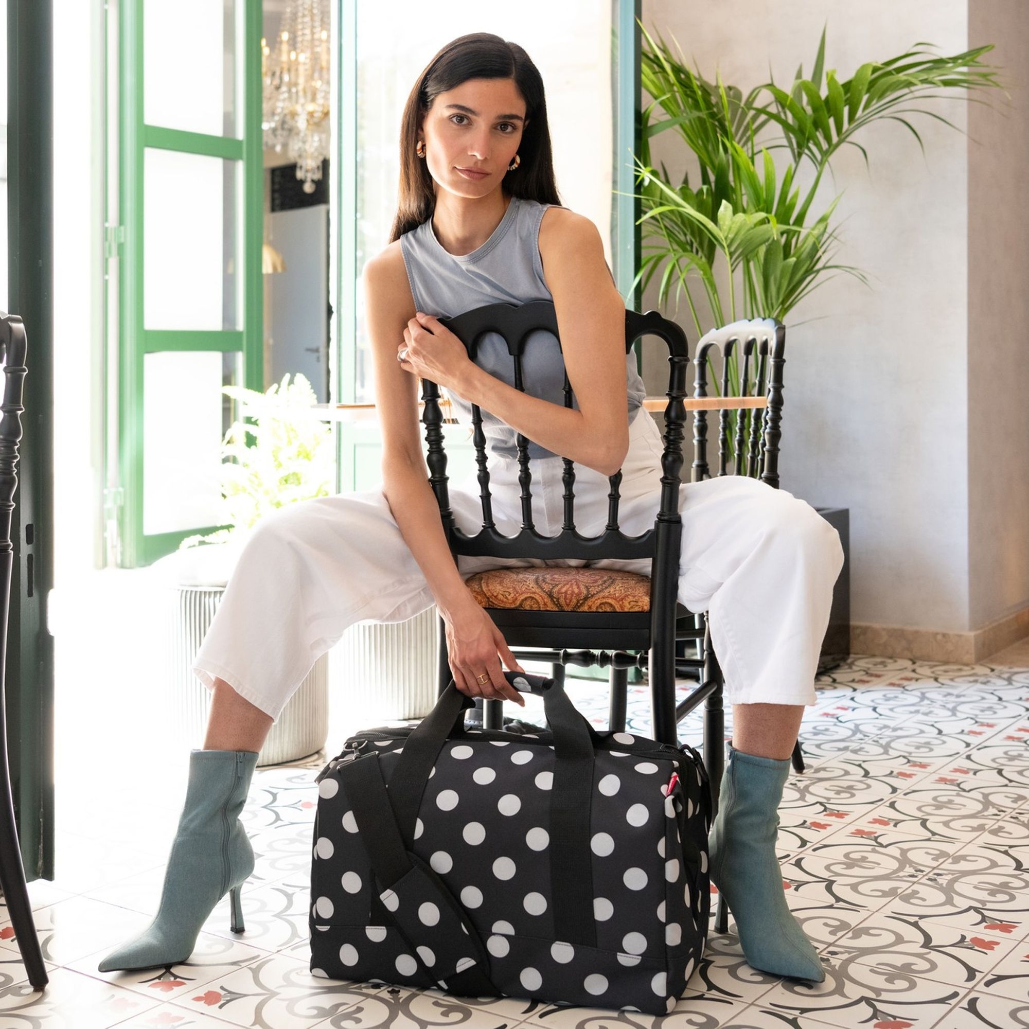 reisenthel - allrounder L - dots white reisenthel - allrounder L - dots white