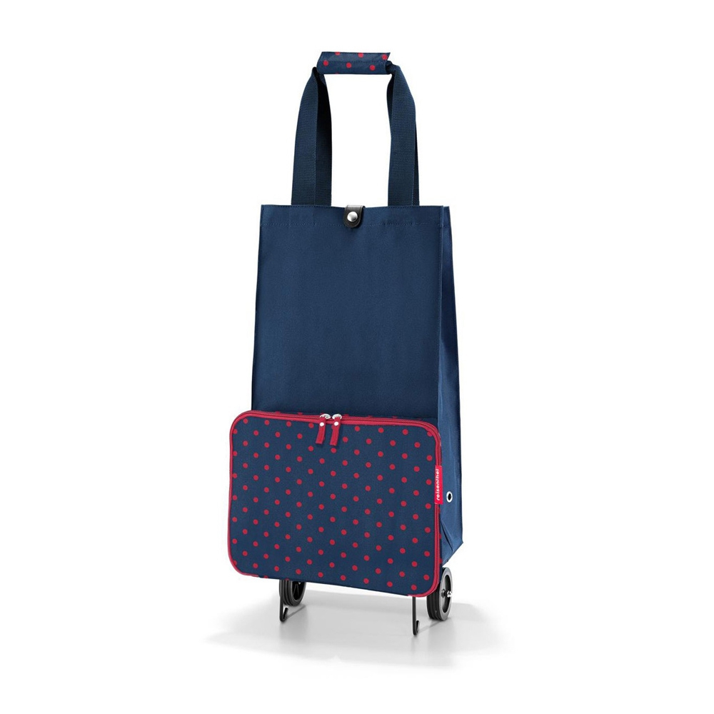 reisenthel - foldabletrolley - mixed dots red