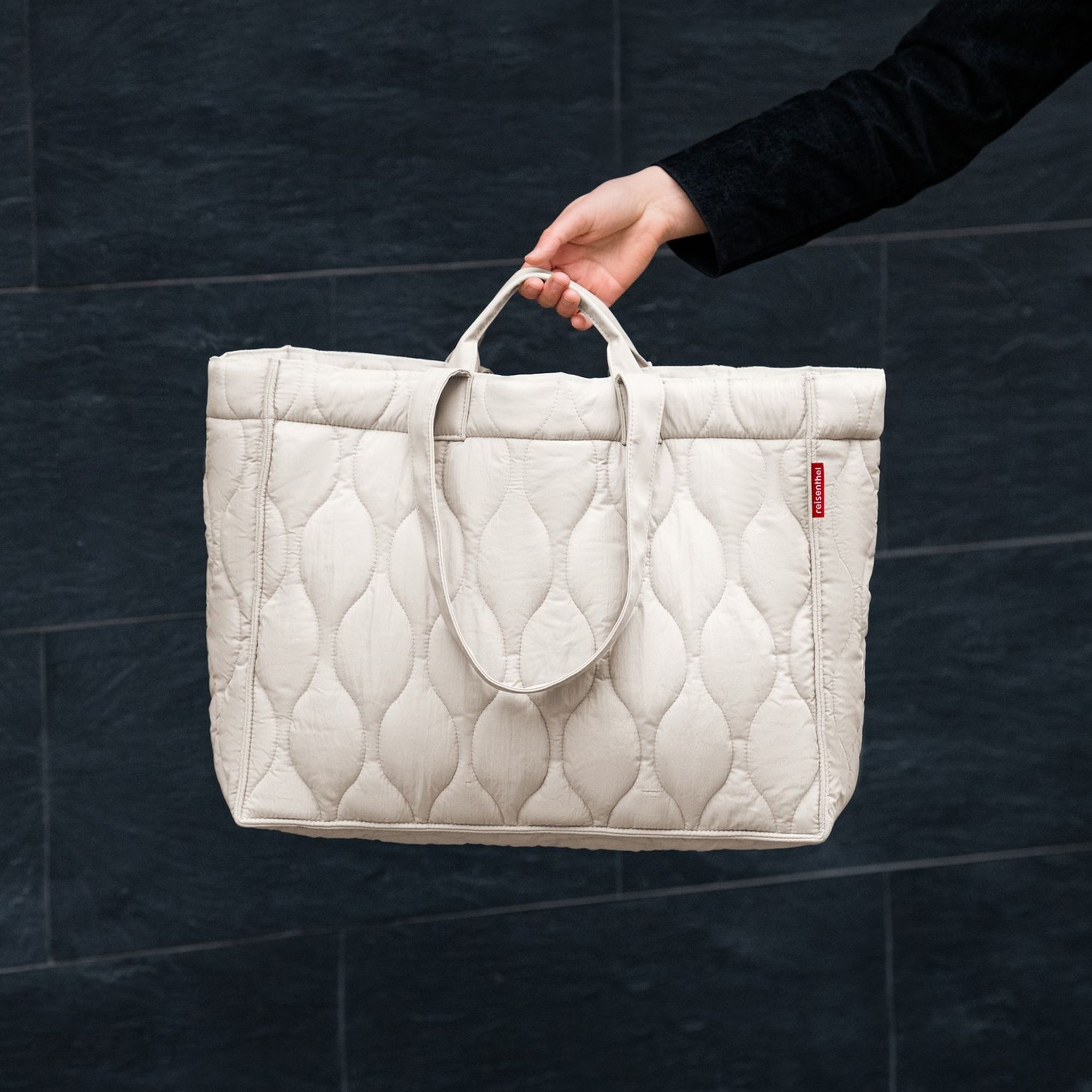reisenthel - softshopper - puffer stone