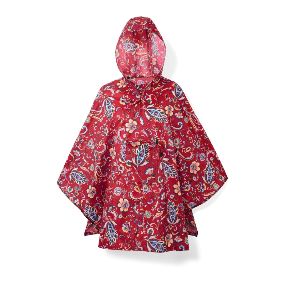 reisenthel - mini maxi poncho - paisley ruby