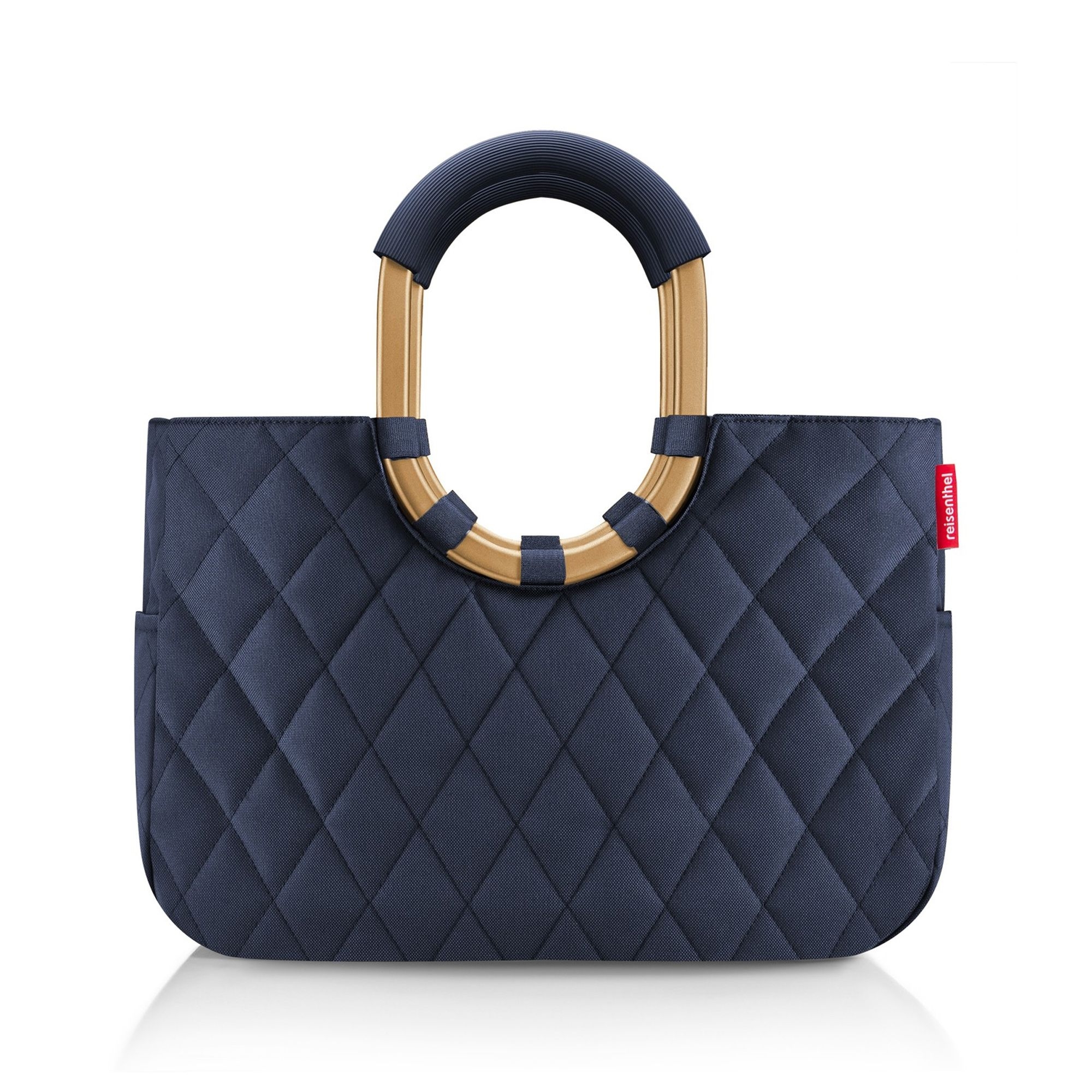 reisenthel - loopshopper M - rhombus midnight gold