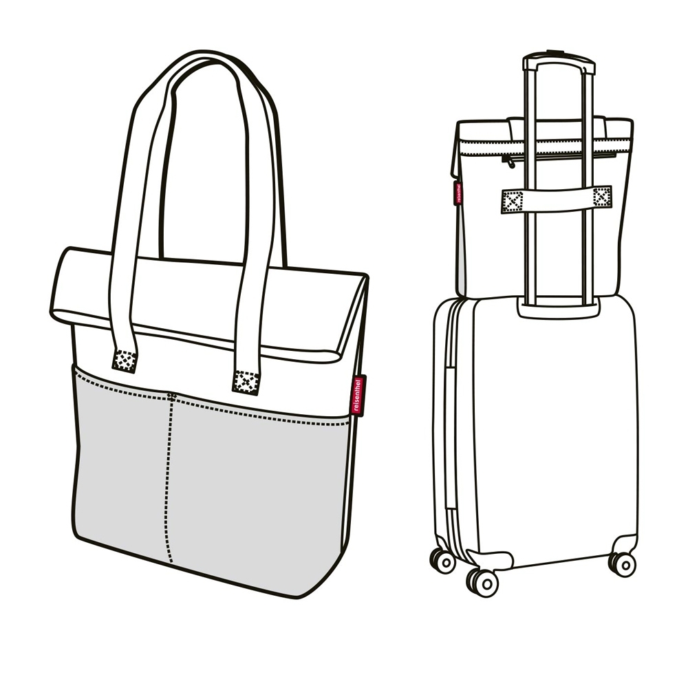 reisenthel - foldbag - canvas grey