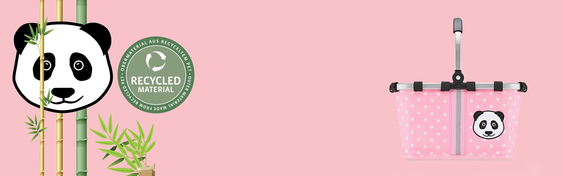 panda dots pink