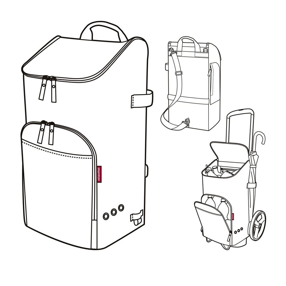 reisenthel - citycruiser bag - glencheck red