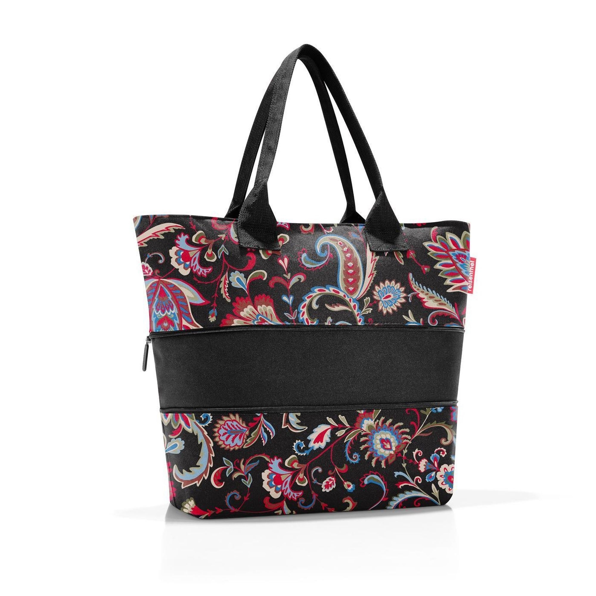reisenthel - shopper e1 - paisley black