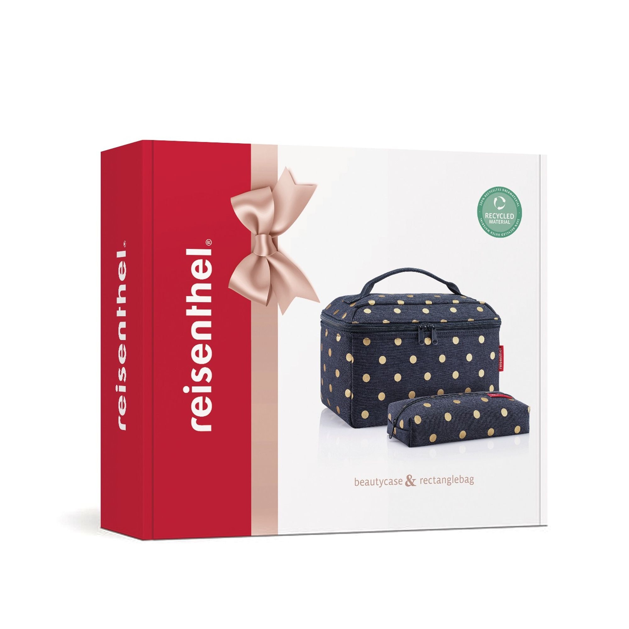 reisenthel - beautycase set # 1 - metallic dots blue