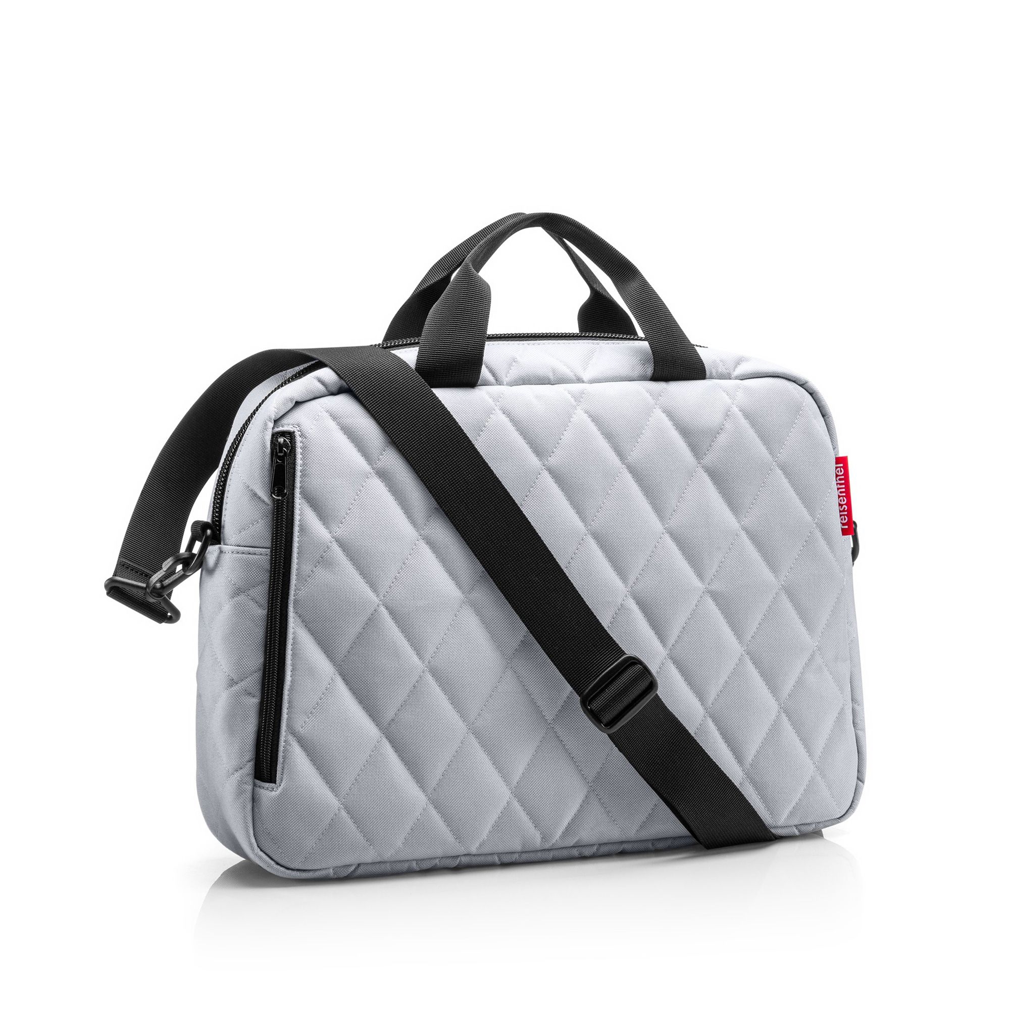 reisenthel - notebook bag - rhombus light grey