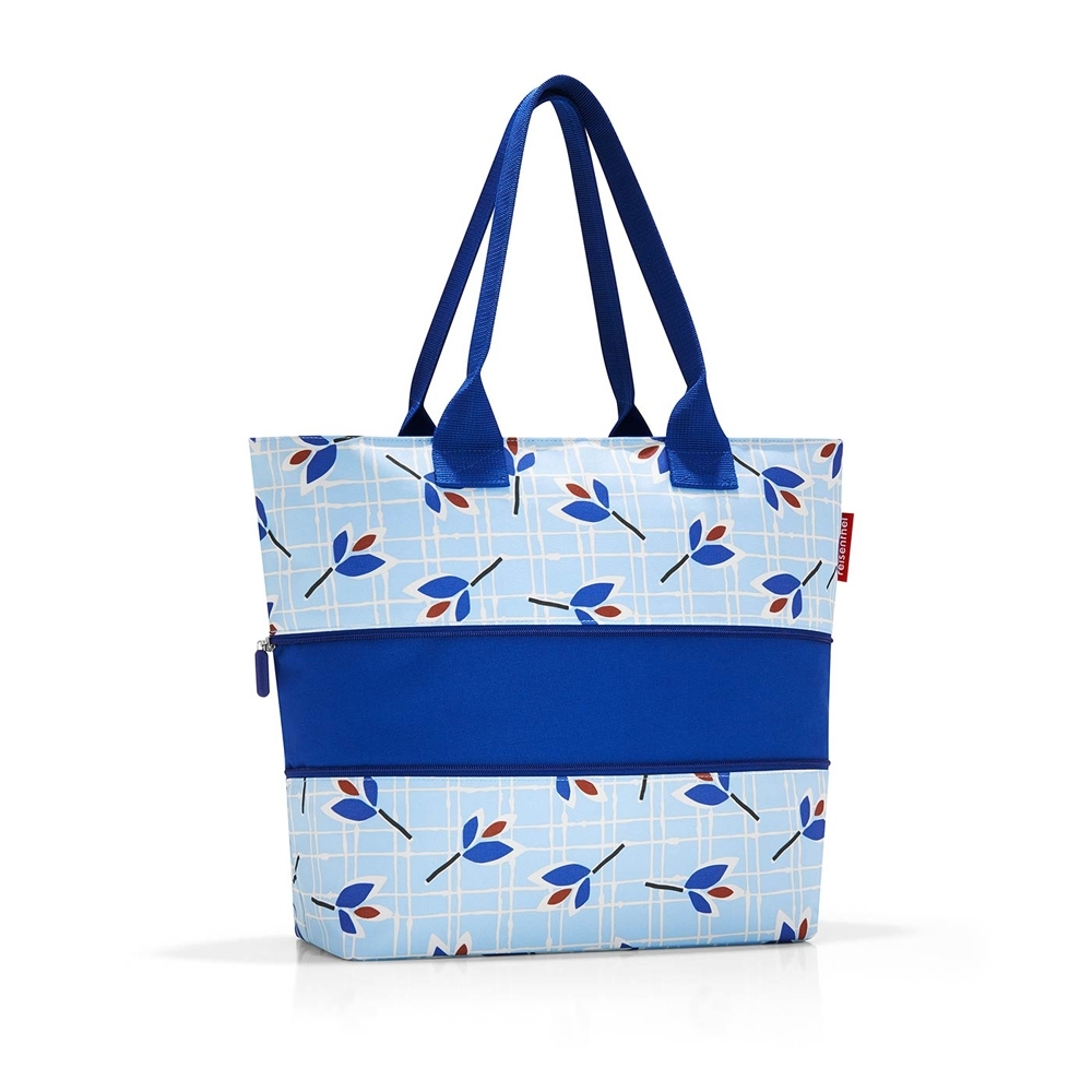 reisenthel - shopper e1 - leaves blue