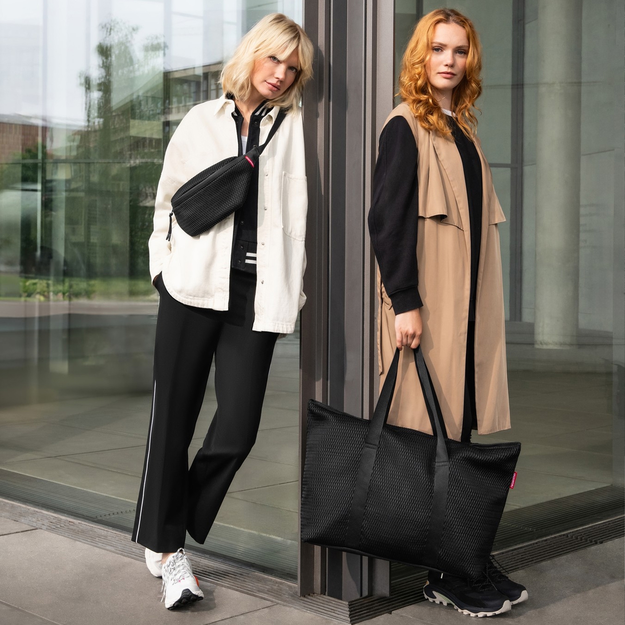 reisenthel - extralite shopper L - mesh black reisenthel - extralite shopper L - mesh black