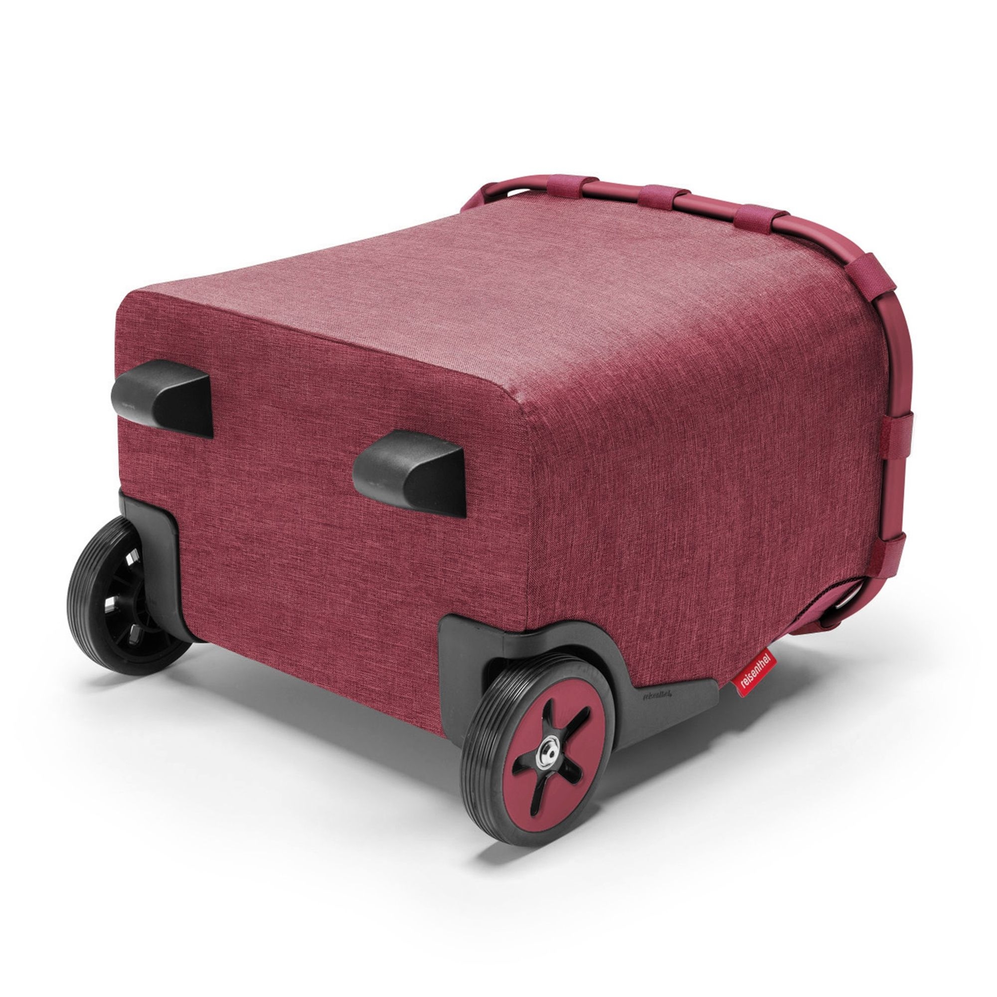 Roter Trolley-Kinderkoffer mit Rollen