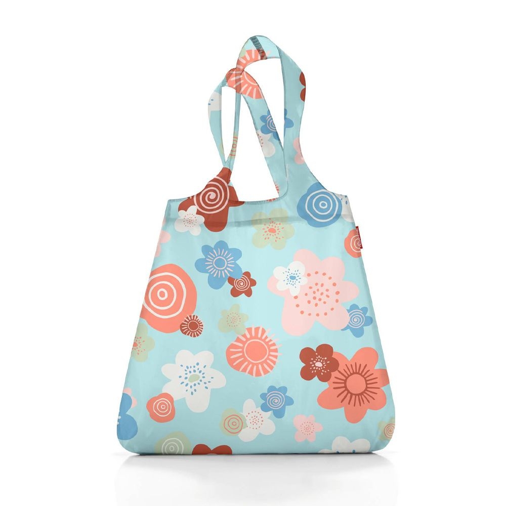 reisenthel - mini maxi shopper - türkis blumen