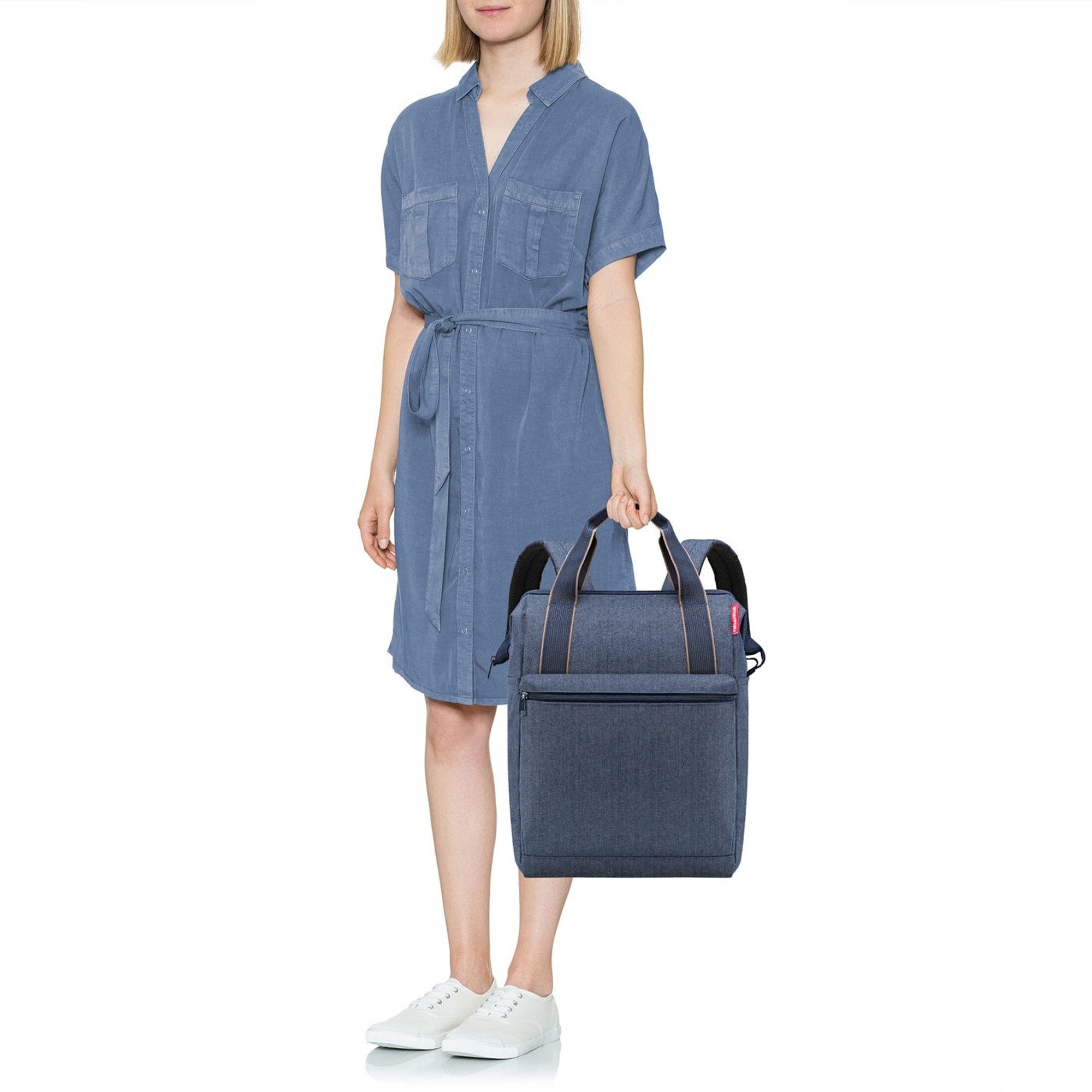 reisenthel - allrounder R large - herringbone dark blue