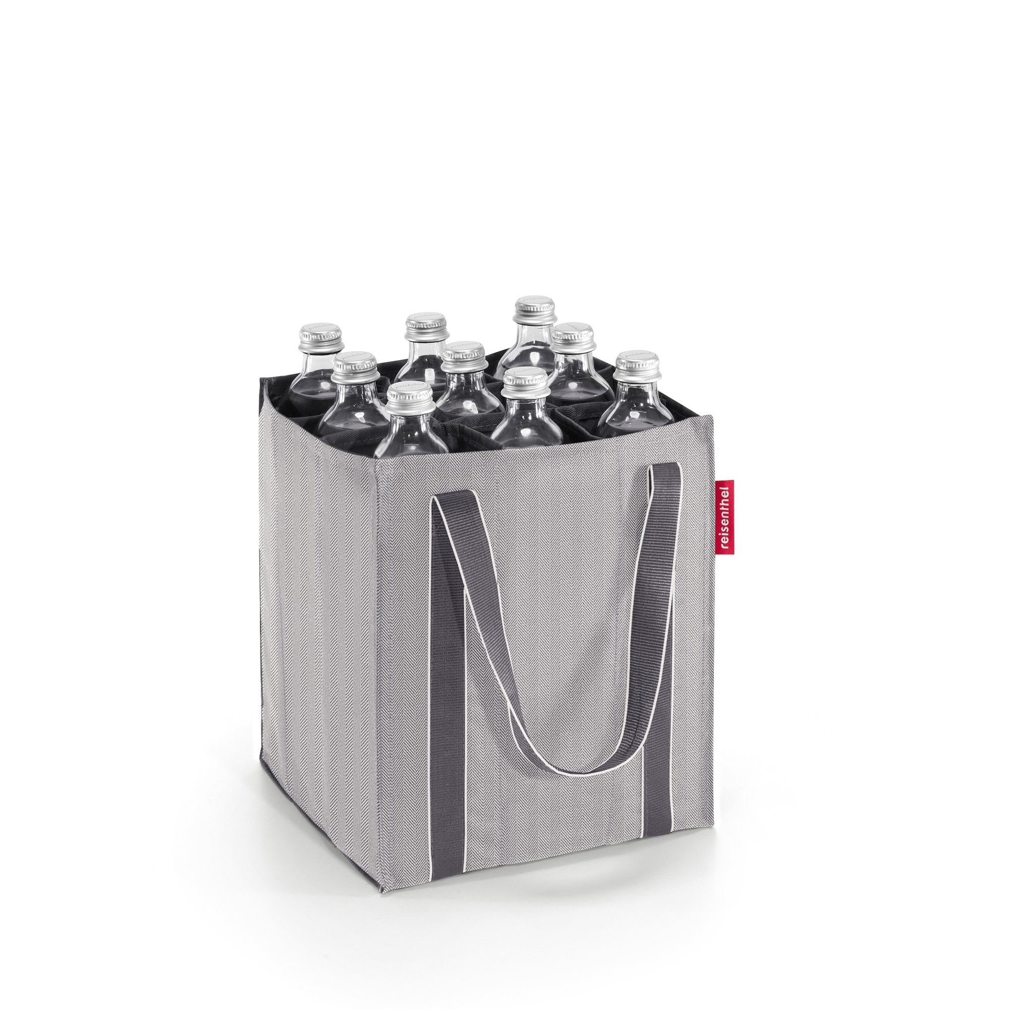 reisenthel - bottlebag - herringbone grey