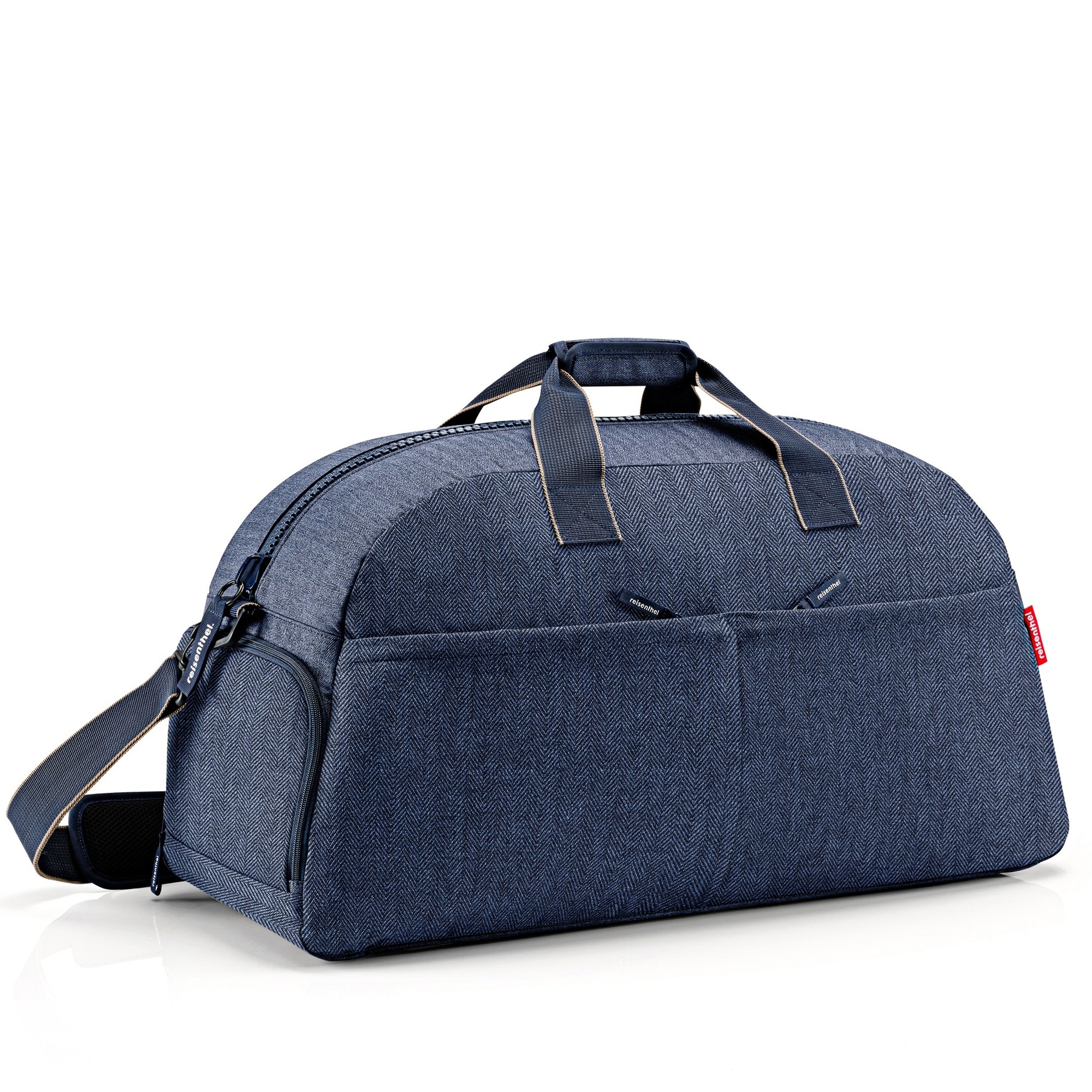 reisenthel - overnighter plus - herringbone dark blue reisenthel - overnighter plus - herringbone dark blue
