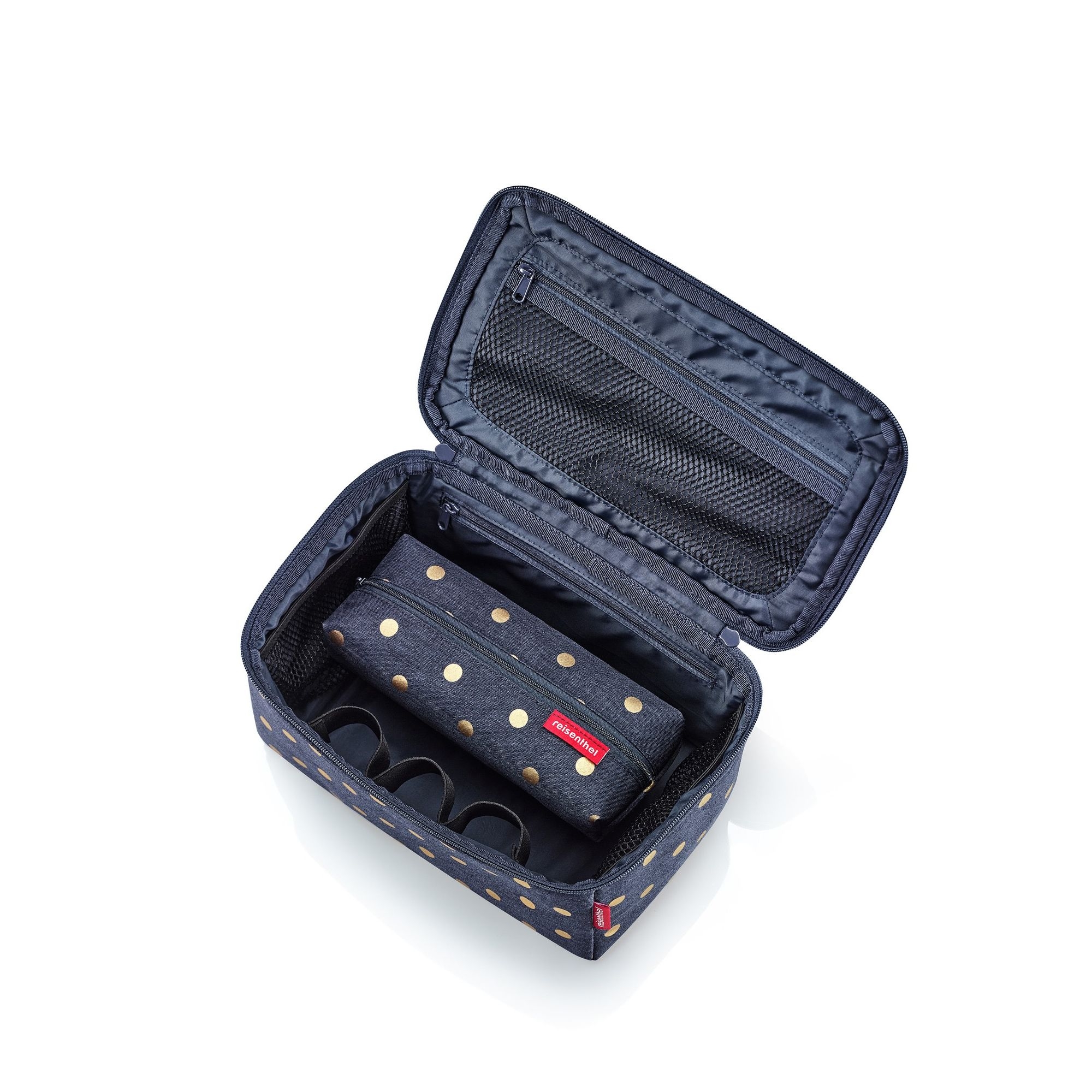 reisenthel - beautycase set # 1 - metallic dots blue