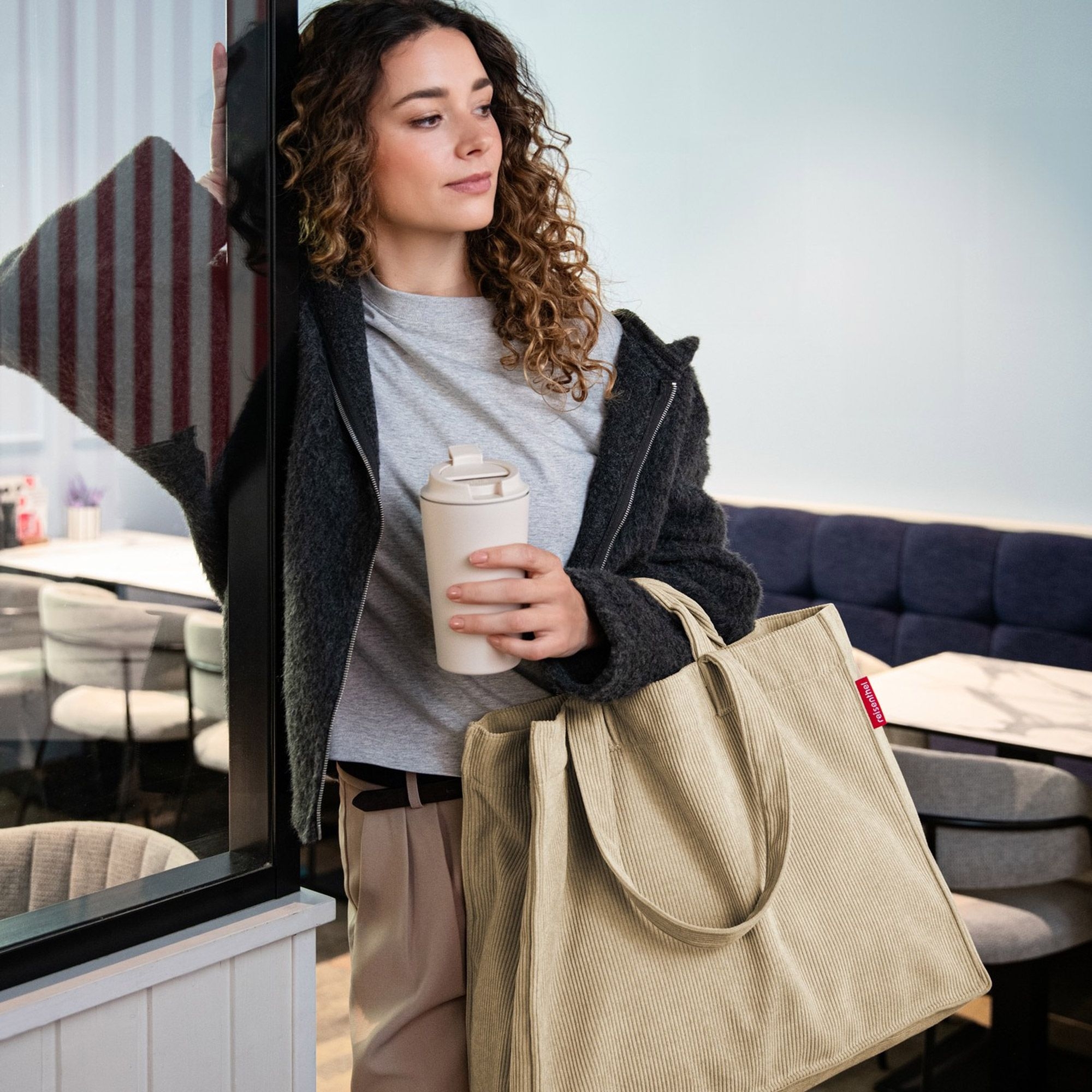 reisenthel - softshopper - cord sand