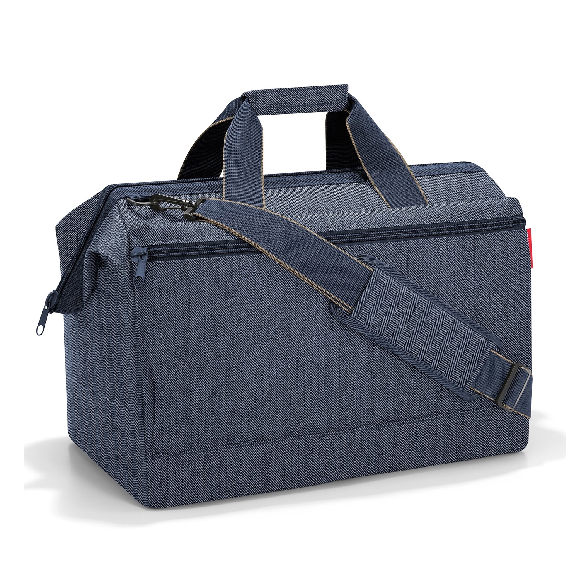 reisenthel - allrounder L pocket - herringbone dark blue