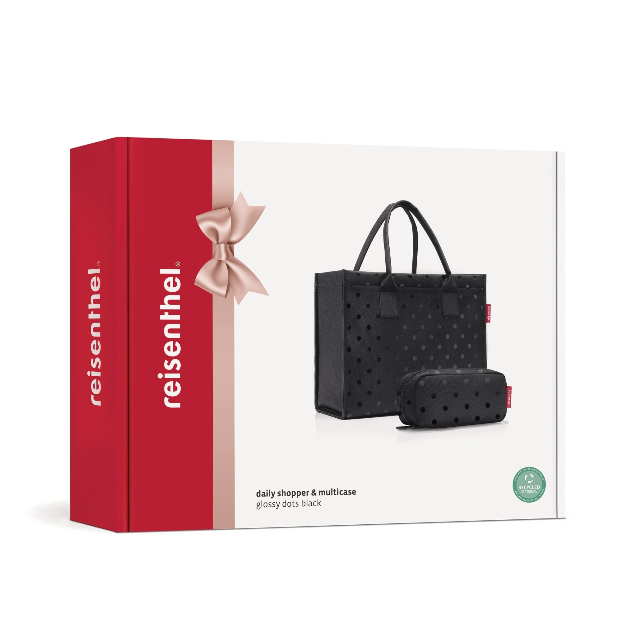 reisenthel - daily shopper set#1 - glossy dots black