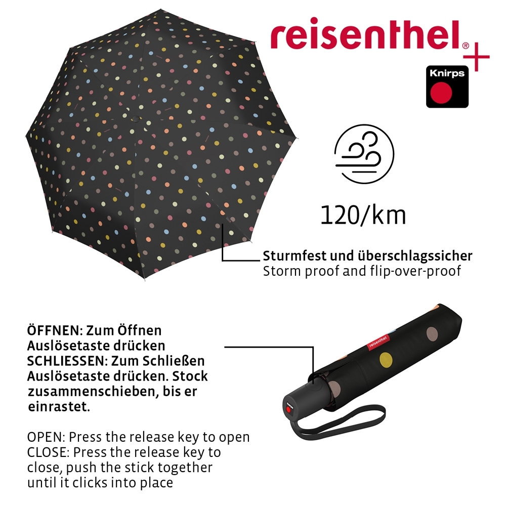 reisenthel - umbrella pocket duomatic - dots reisenthel - umbrella pocket duomatic - dots