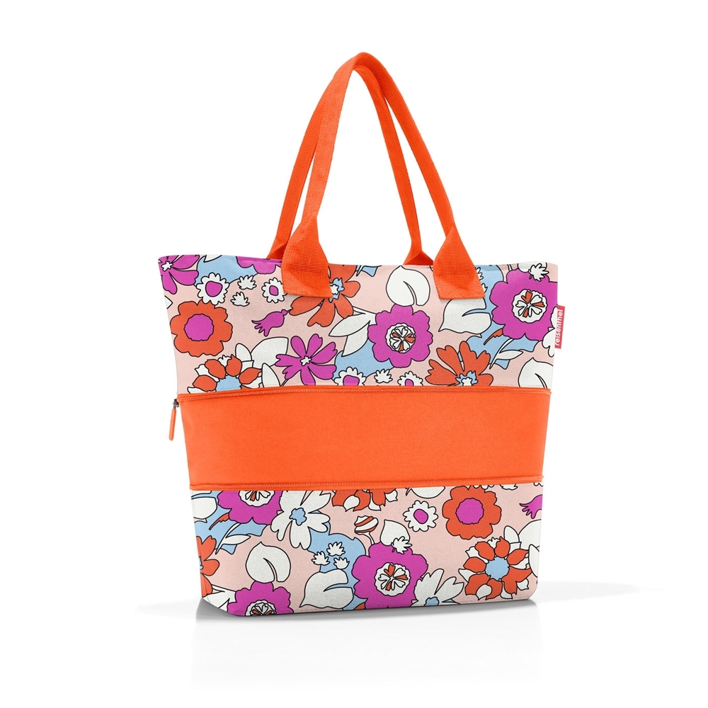 reisenthel shopper e1 florist peach